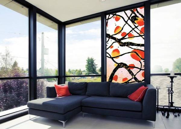 Витраж в частном доме в Королёве