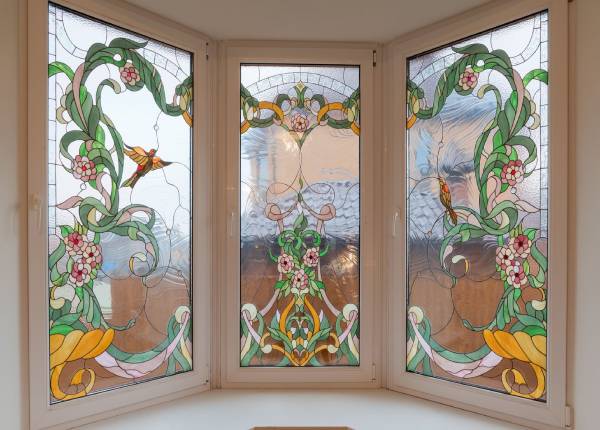 Витражные окна в квартире в Королёве